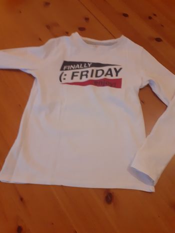 Tee-shirt manches longues 7-8 ans