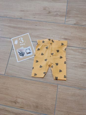 Legging short orchestra 3 mois motifs coeur