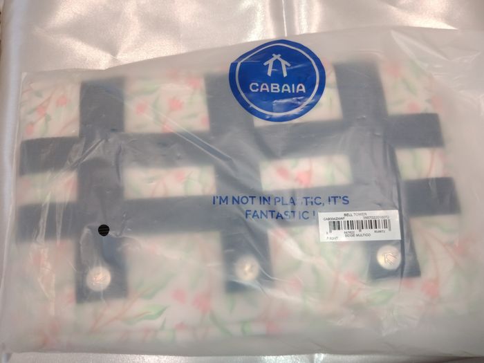 Pochette Cabaïa neuve fleurs - photo numéro 2