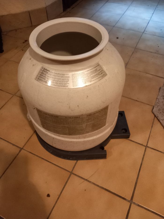 Cuve de pompe a sable