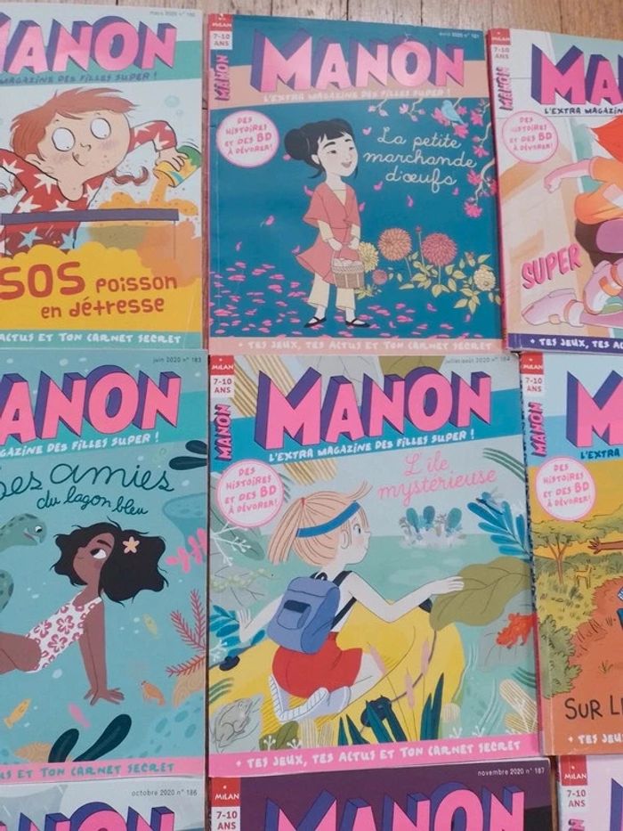 Lot de 11 magazines Manon - photo numéro 3
