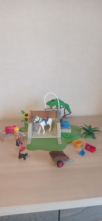 Station de lavage équestre Playmobil
