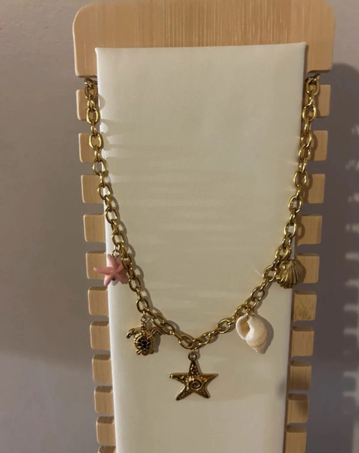 Collier breloque tendance en acier inoxydable - photo numéro 2