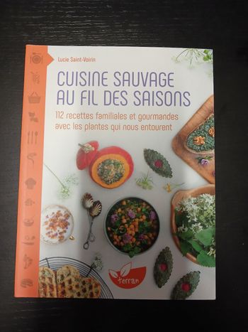 Livre Cuisine sauvage au fil des saisons Lucie Saint Voirin