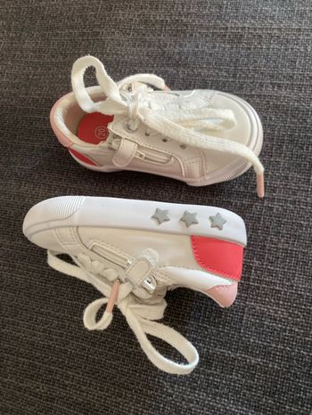 Baskets en cuir blanc 20 Obaibi