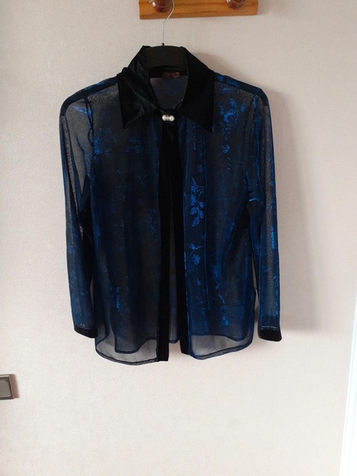 Longue veste transparente T38/40.