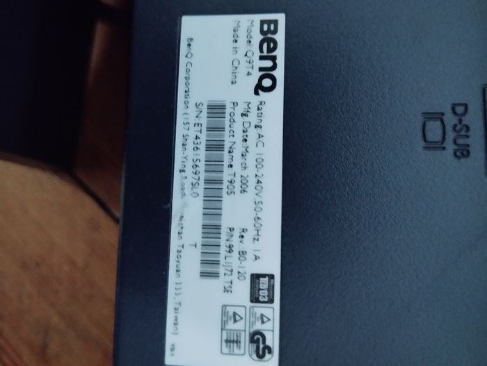 Écran ordinateur Benq T 905 diamètre 47 cm - photo numéro 6