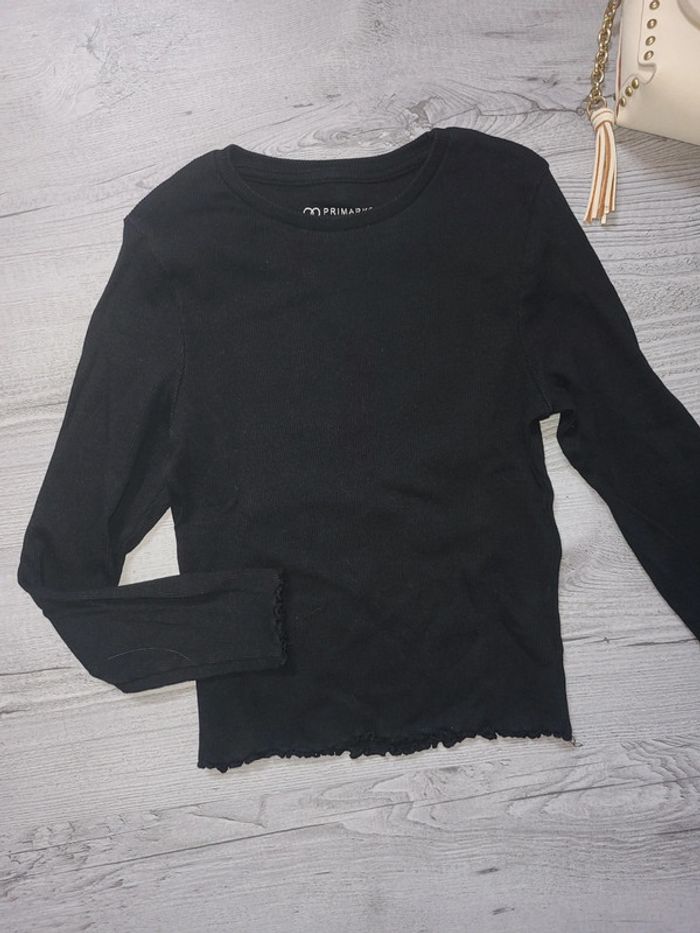 Tee shirt noir 8/9 ans - photo numéro 2