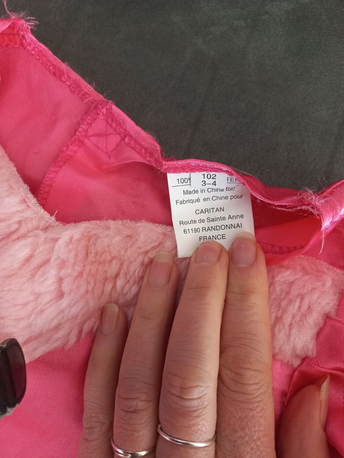 Robe déguisement princesse 3/4 ans rose - photo numéro 4