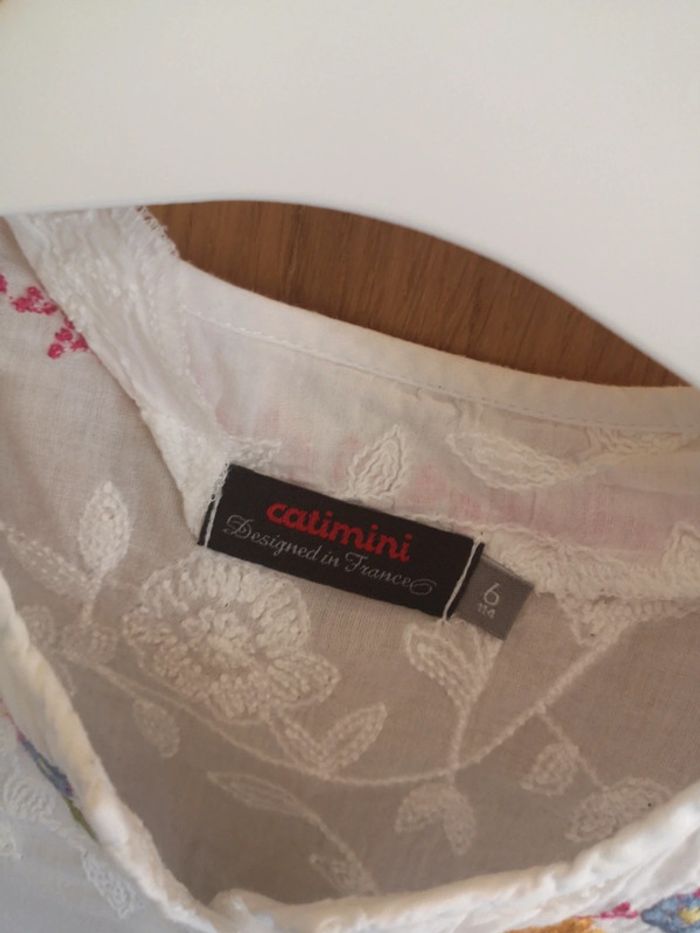 Robe Catimini en blanc colorée 6 ans - photo numéro 7