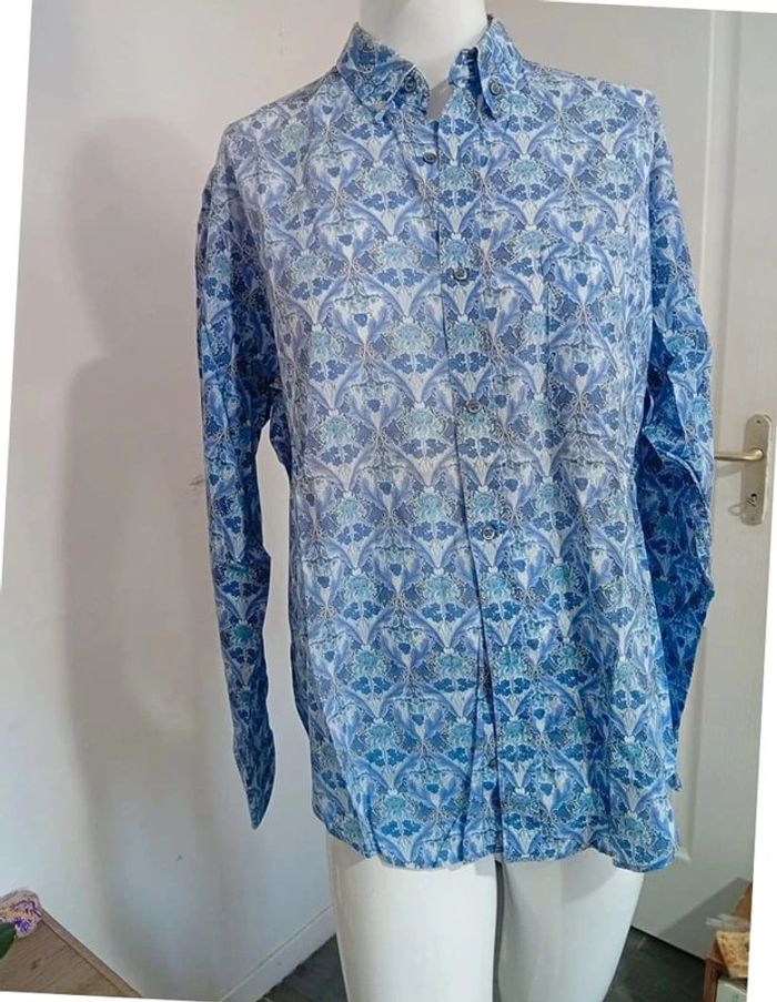 chemise Cacharel bleu taille XL