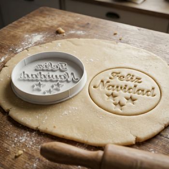Emporte-pièce Feliz Navidad Étoiles Découpoir Biscuit Sablé Noël Pâte à Sucre