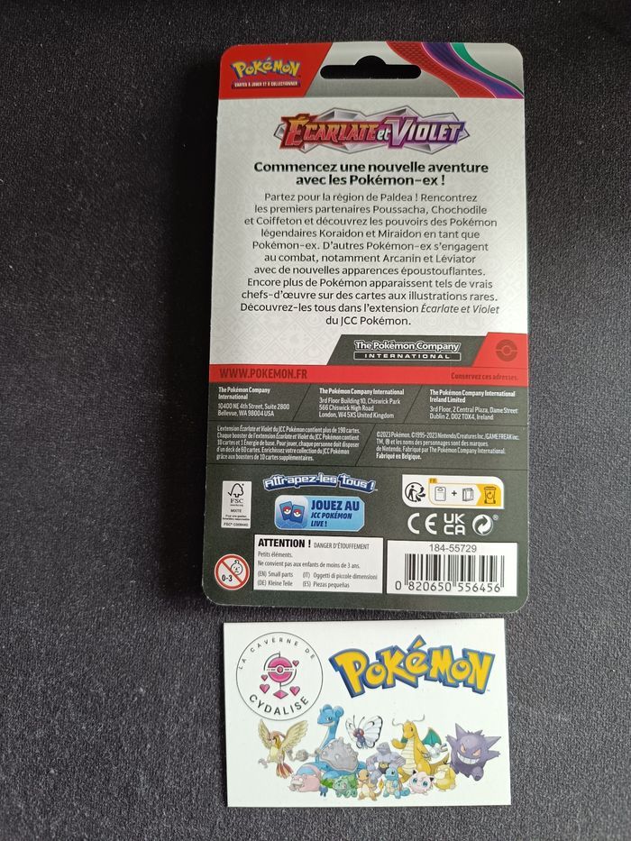 Booster EV02 Écarlate Et Violet sous blister - Evolution à Paldea - Flamigatorl - photo numéro 2