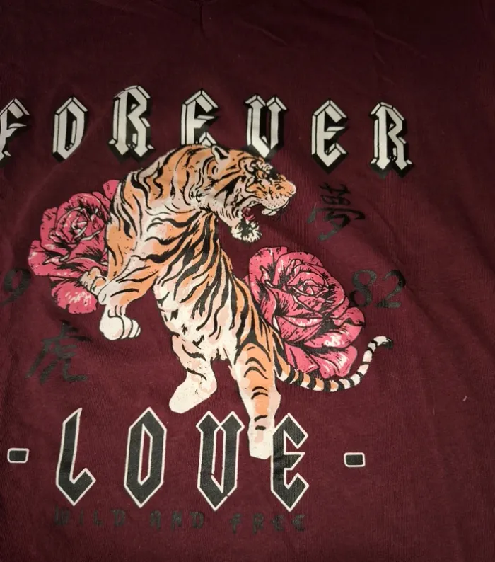 T shirt avec  un tigre femme - photo numéro 2