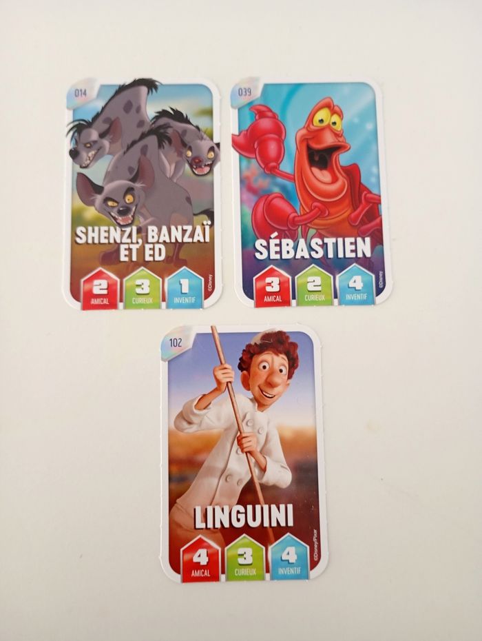 Lot de 3 cartes Disney Leclerc  2025