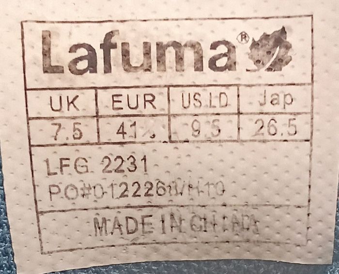 Chaussures trail Lafuma taille 41 - photo numéro 7