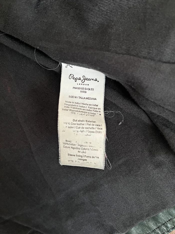 Veste cuir Pepe Jeans - photo numéro 7