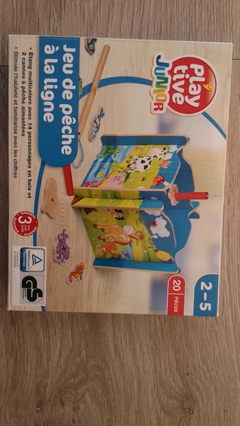 Jeu de pêche play tive 2ans 5ans