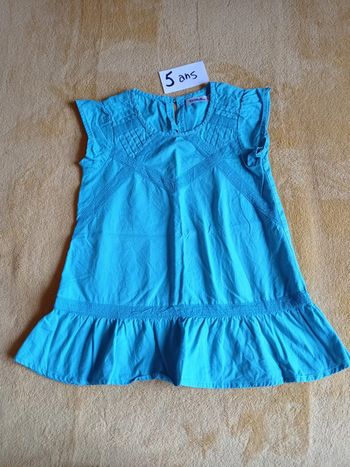 Tunique verte sans manche