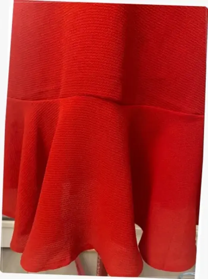 Robe rouge volant Pepe Jeans - photo numéro 4