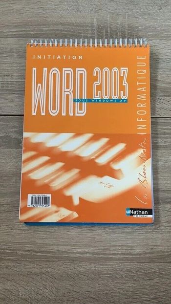 Livre scolaire Initiation Word 2003 Sous Windows XP Nathan