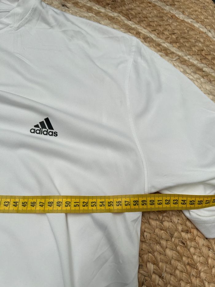 T-shirt Homme Adidas Blanc | Taille XXL | Très Bon État | Classique & Confort | #TM61 - photo numéro 6