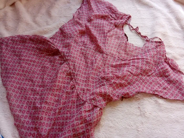 Joli haut en soie 🔸 Chipie 🔄 - photo numéro 4