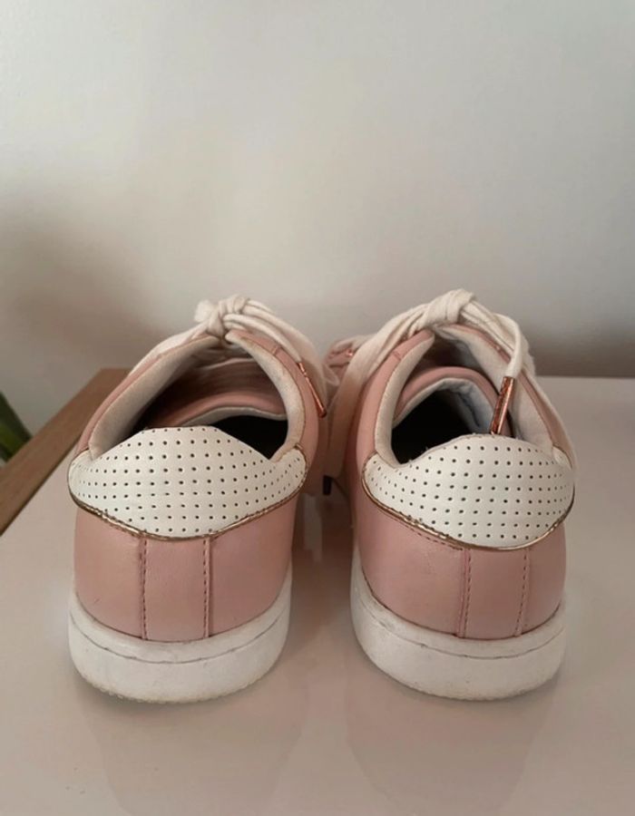 Baskets roses dorées et blanches Pimkie - photo numéro 3