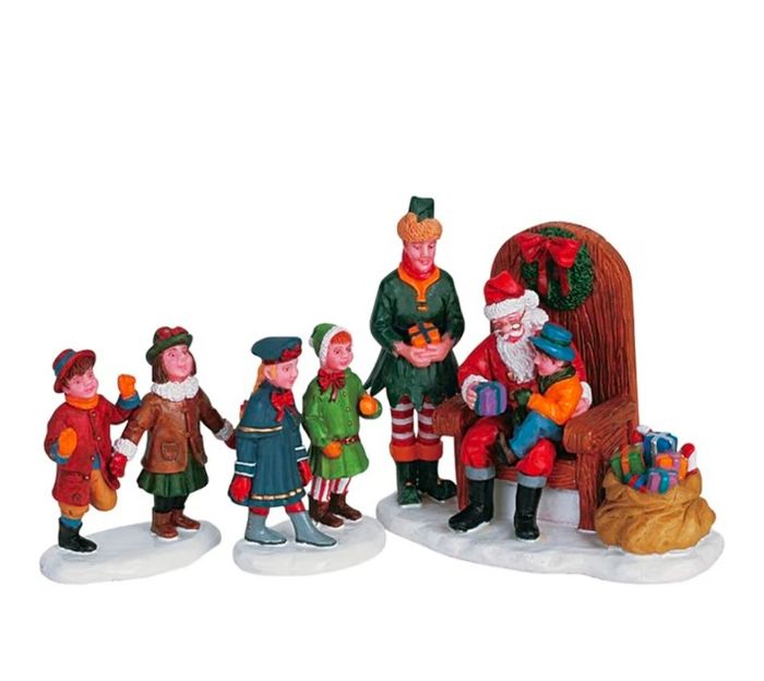 LEMAX Visite du Père Noël 62276 Accessoires pour village de Noël - photo numéro 10