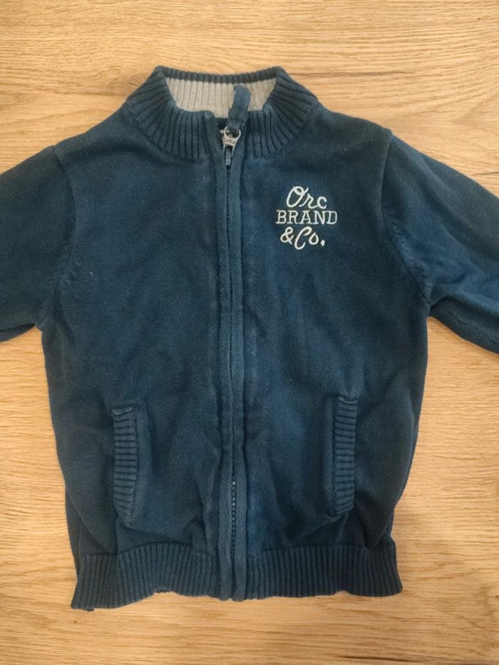 Gilet zippé 23 mois - photo numéro 2
