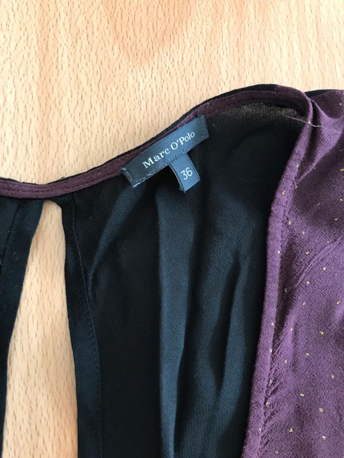 blouse bordeaux - photo numéro 3