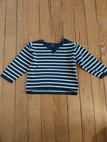Pull marinière Kiabi (18M)