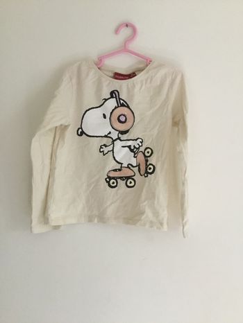 Tee-shirt Fille Snoopy