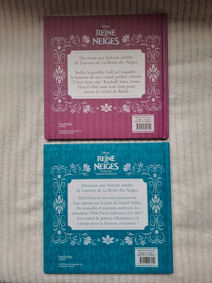 Lot de 2 livres LA REINE DES NEIGES / " Hachette jeunesse " / NEUFS - photo numéro 2