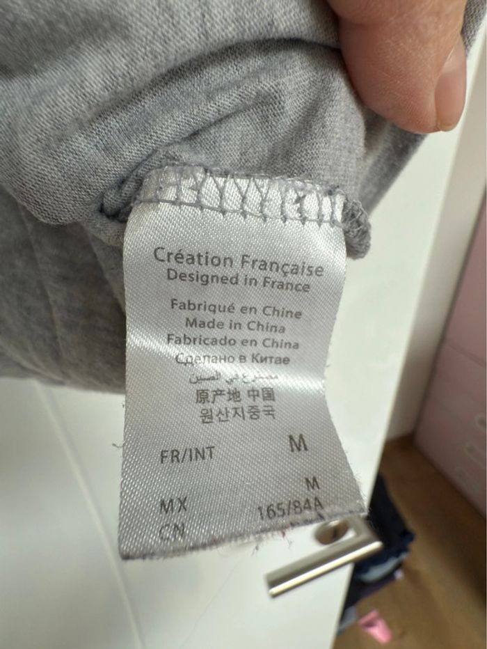 Tee-shirt pyjama Etam gris en M - photo numéro 3