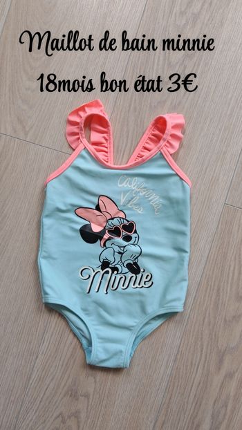 Maillot de bain Minnie 18mois 