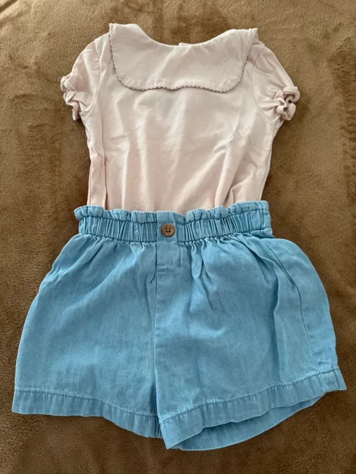Ensemble short et teeshirt ete