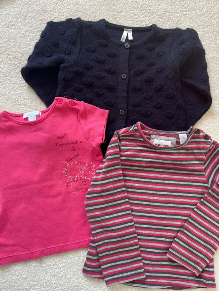Ensemble 18 mois gilet et t-shirt