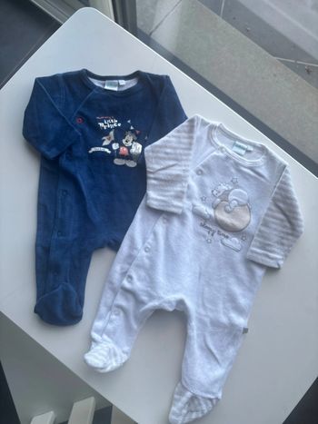Lot de 2 pyjama Disney garçon 1-3M