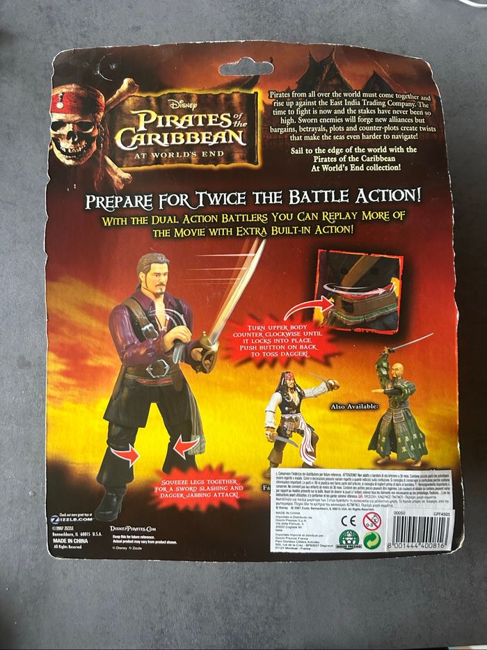 Figurine Will Turner - Pirates des Caraïbes - Neuf sous blister - photo numéro 4