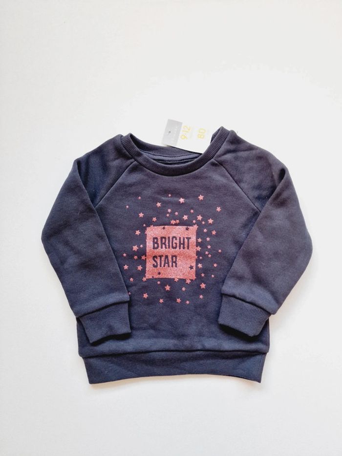 Primark - Pull / sweat à manches longues - Bright Star - Neuf avec étiquette ! (12 mois)