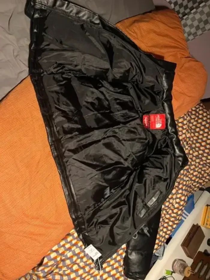 Blouson North Face&supreme officiel cuir souple édition limitée rare - photo numéro 8