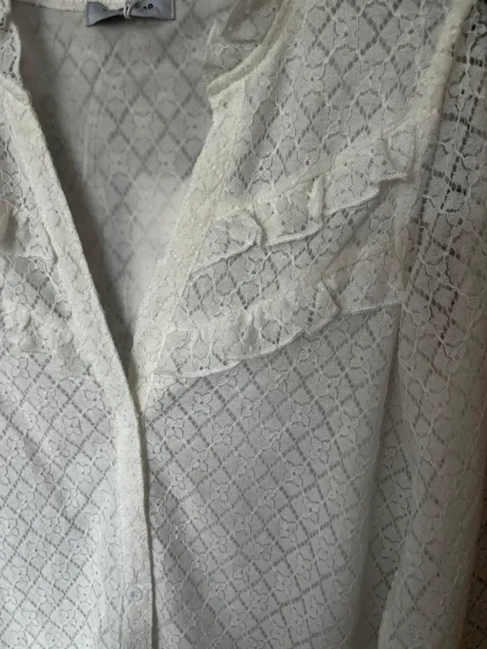 Blouse manches longues blanche - photo numéro 2