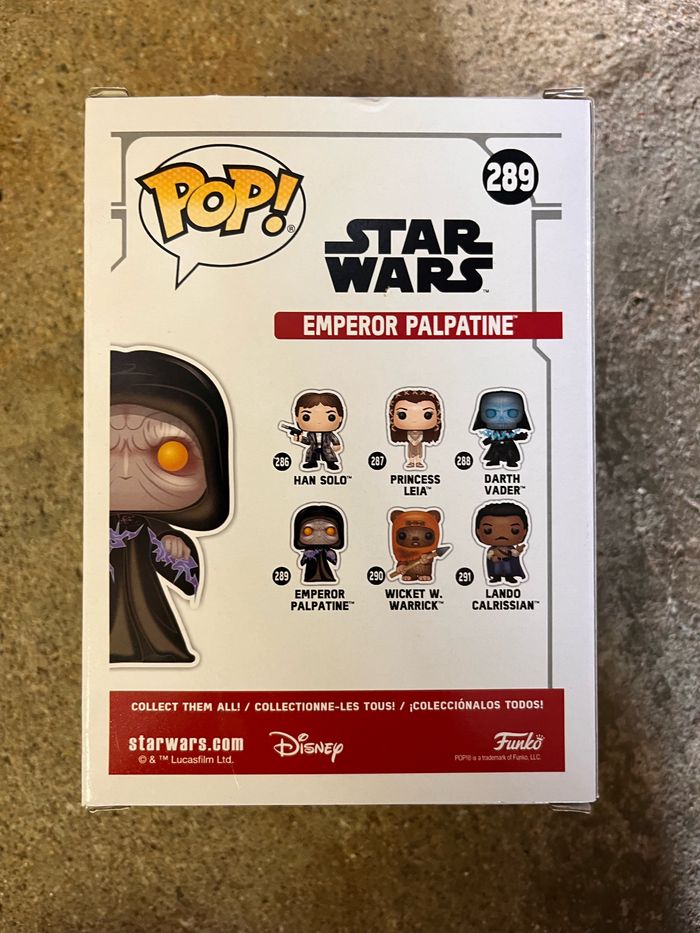 Funko pop star wars emperor palpatine 289 - photo numéro 2