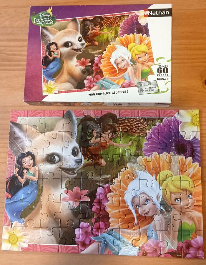 Puzzle " les fées" Disney 60 pièces - photo numéro 3
