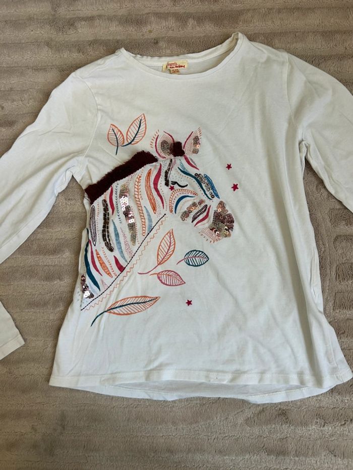 T-shirt ML Du pareil au même taille 10 ans - photo numéro 3