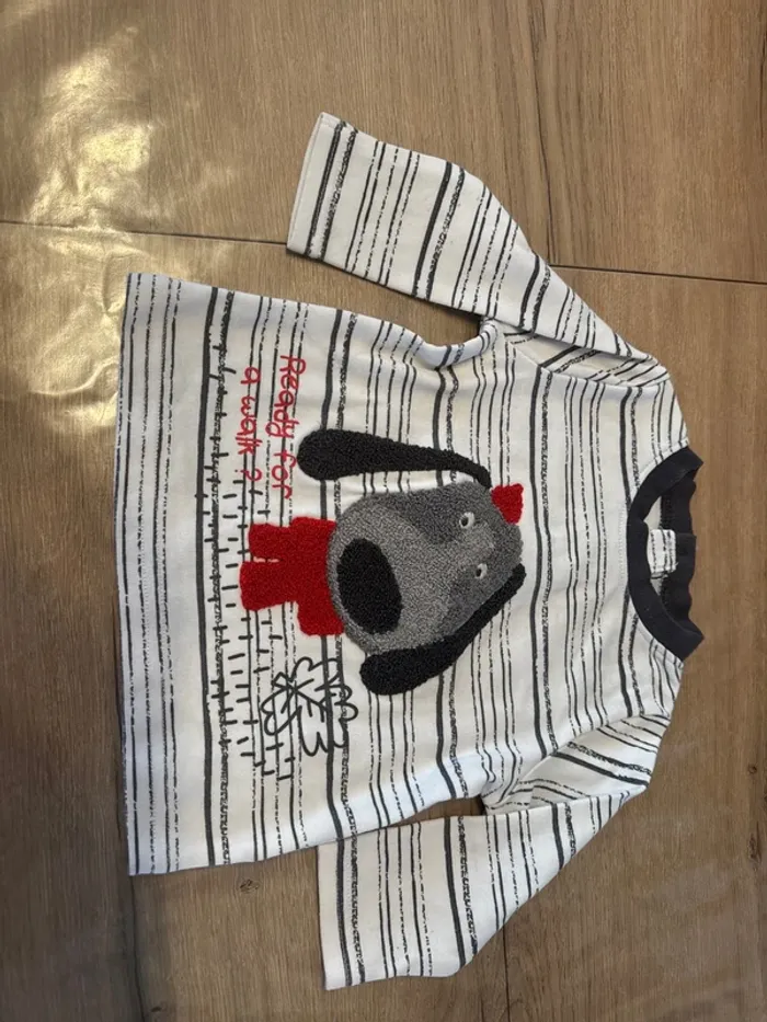 T-shirt manches longues chiens