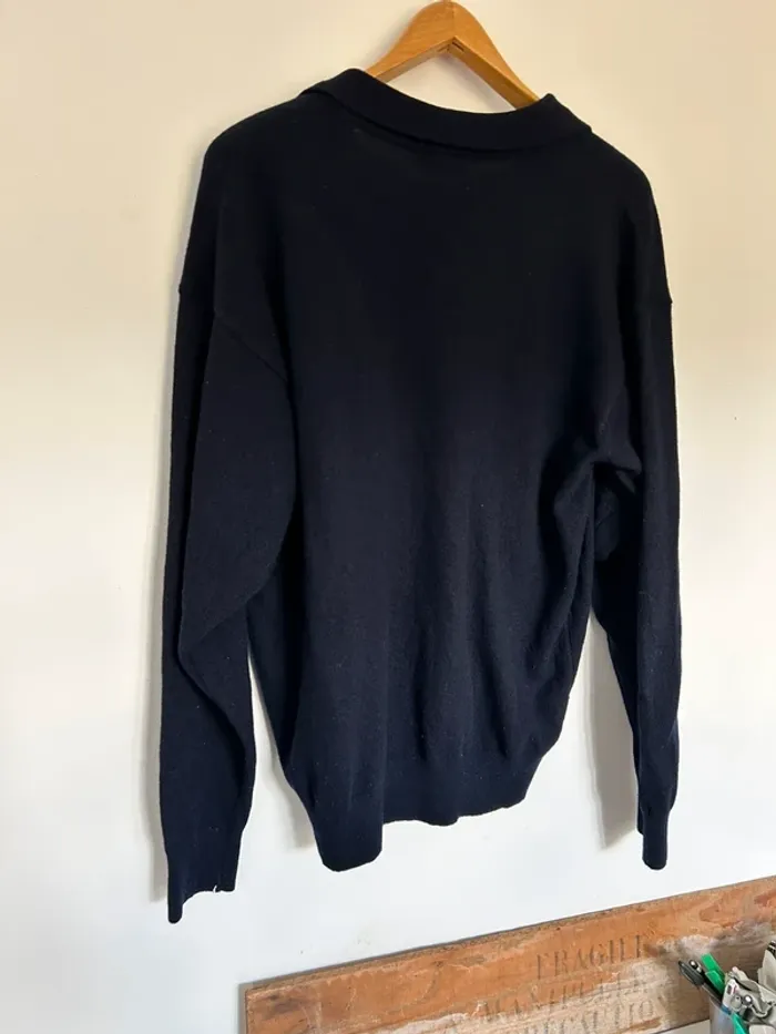 Lacoste pull laine col boutonné - photo numéro 3