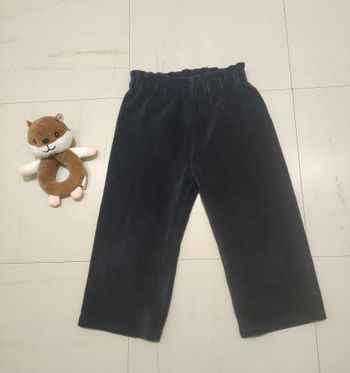 Pantalon bleu marine en velours côtelé 2 ans La redoute