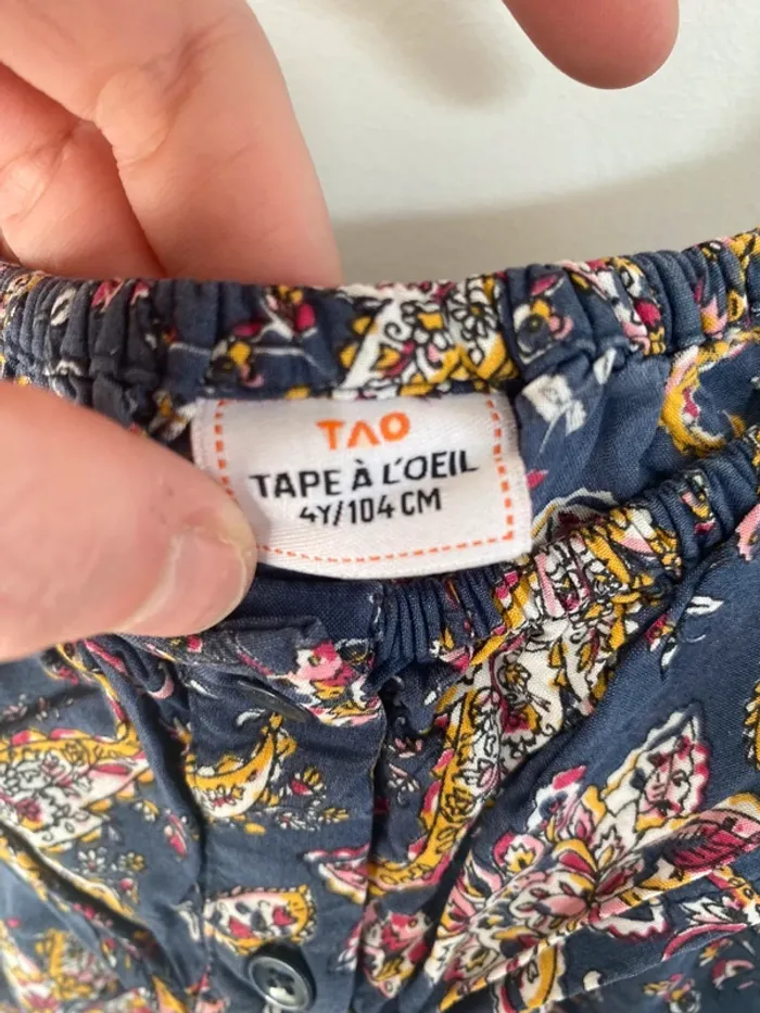 Robe été tape a l’œil grise imprimée multicolore - photo numéro 6